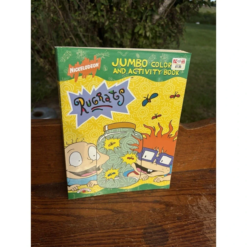 Nickelodeon Rugrats Jumbo Color & Activity Book 1997 Landoll's